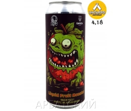 Ganza Liquid Fruit Monster / Смузи Яблоко Лайм Гуава 0,5л. алк.6% ж/б.