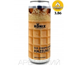 Konix Ice Cream Porter Hazelnut / Портер Орех 0,45л. алк.7% ж/б.