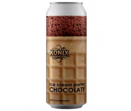 Коникс Портер мороженое Шоколад / Konix Ice Cream Porter Chocolate 0,45л. алк.7% ж/б