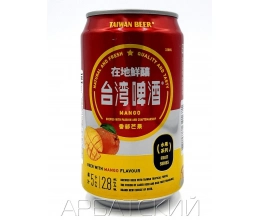 Тайвань Бир Фрут Бир Манго / Taiwan Beer Mango 0,33л. алк.2,8% ж/б.