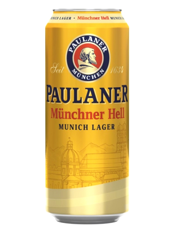 Пауланер Мюнхенский Хель / Paulaner Munchner Hell 0,5л. алк.4,9% ж/б