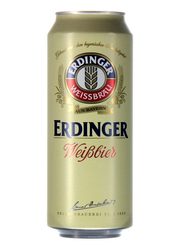 Эрдингер Вайсбир / Erdinger Weissbier 0,5л. алк.5,3% ж/б.
