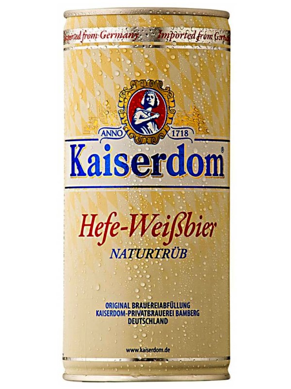 Кайзердом Хефе-Вайсбир / Kaiserdom Hefe-Weissbier 1л. алк.4,7% ж/б.