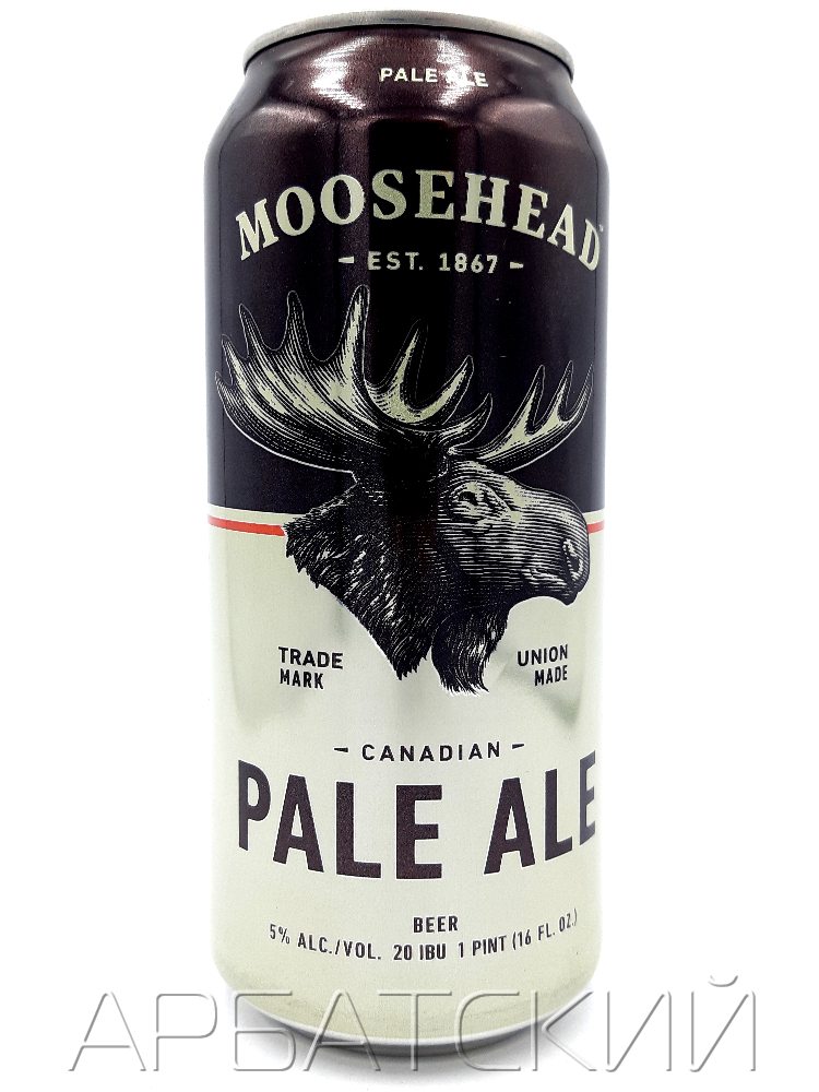 Музхед Пале Эль / Moosehead Pale Ale 0,473л. алк.5% ж/б.