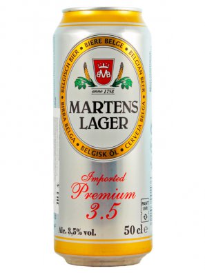 Мартенс Лагер / Martens Lager 0,5л. алк.3,5% ж/б.