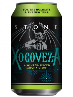 Стоун Чоковеса Мокка Стаут / Stone Xocoveza Mocha Stout 0,33л. алк.8,1% ж/б.