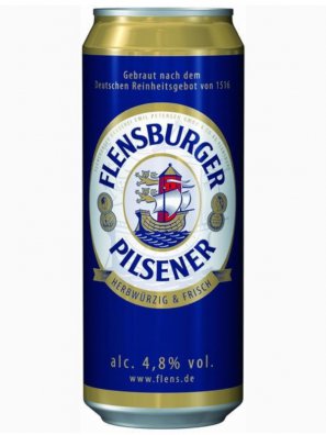 Фленсбургер Пилснер / Flensburger Pilsener 0,5л. алк.4,8% ж/б.