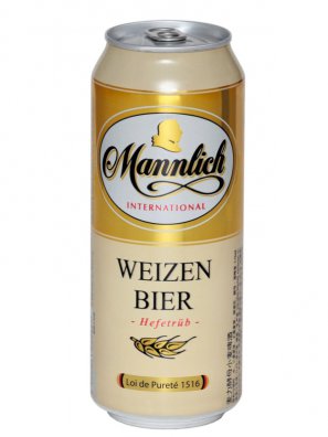 Манлих Интернешнл Вайзен бир / Mannlich Weizen Bier 0,5л. алк.5,1% ж/б.