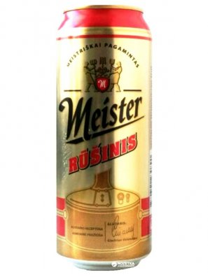 Мейстер Рушинис / Meister Rusinis 0,5л. алк.5,2% ж/б.