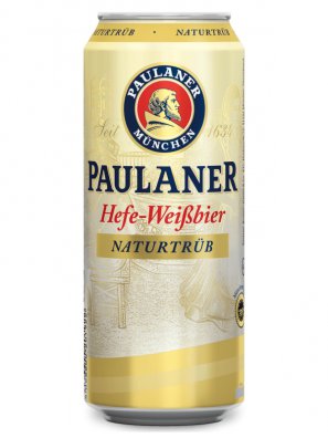Пауланер Хефе-Вайсбир / Paulaner Hefe-Weissbier 0,5л. алк.5,5% ж/б.