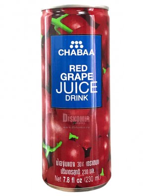 Напиток Чабаа красный виноград 0,23л. ж/б.