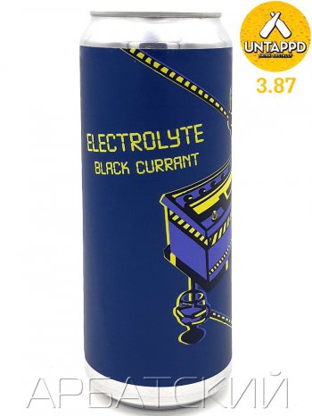Блэк Кэт Электролайт Блэк Керрант / Black Cat Electrolyte Black Currant 0,45л. алк.5% ж/б.