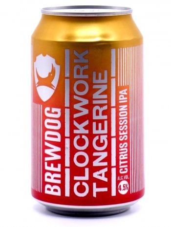 Брюдог Клокворк Тангерин / BrewDog Clockwork Tangerine 0,33л. алк.4,5% ж/б.