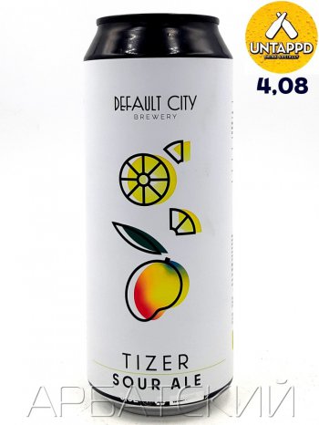 Default City  Tizer / Саур Эль Манго Ананас 0,5л. алк. ж/б.