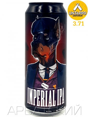 HEARTLY Doberman Shelby IMPERIAL IPA / Империал ИПА 0,5л. алк.10,5% ж/б.