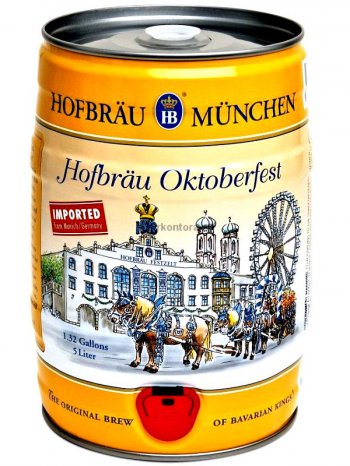Хофброй Октоберфестбир / Hofbrau Oktoberfestbier 5л. алк.6,3% ж/б.