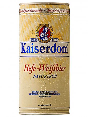 Кайзердом Хефе-Вайсбир / Kaiserdom Hefe-Weissbier 1л. алк.4,7% ж/б.