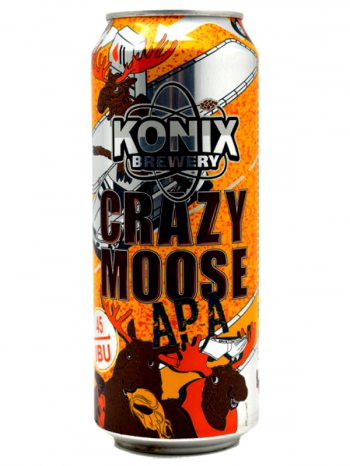 Коникс АРА Сумасшедший лось / Konix APA Crazy Moose 0,5л. алк.5,5%  ж/б.