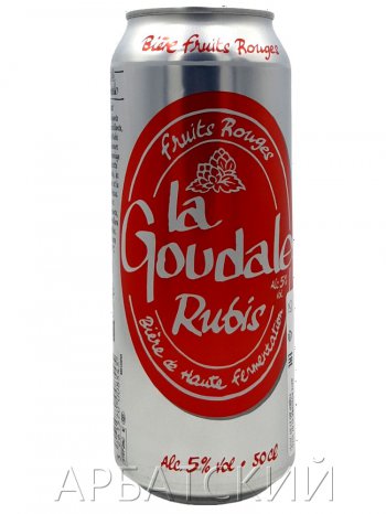 Ля Гудаль Рюби / La Goudale Rubis 0,5л. алк.5% ж/б.