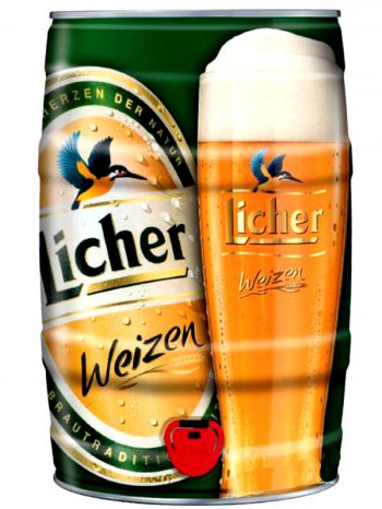 Лихер Вайзен / Licher Weizen 5л. алк.5,4% ж/б.