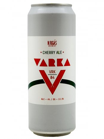 Н.Ригас Варка Черри Эль / N.Rigas Varka Cherry Ale 0,45л. алк.4% ж/б.