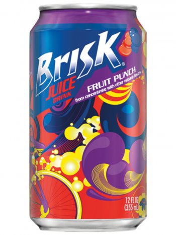 Напиток Бриск Фруктовый Пунш / Brisk Fruit Punch 0,355л. ж/б.