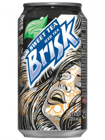 Напиток Бриск Сладкий Чай / BRISK Sweet TEA  0,355л. ж/б.