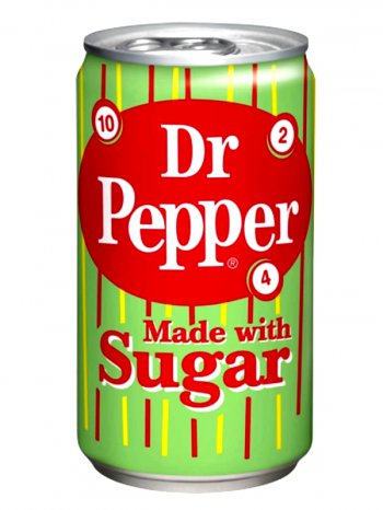 Напиток Доктор Пеппер Реал Шугар / Dr.Pepper Real Sugar 0,355л. ж/б.