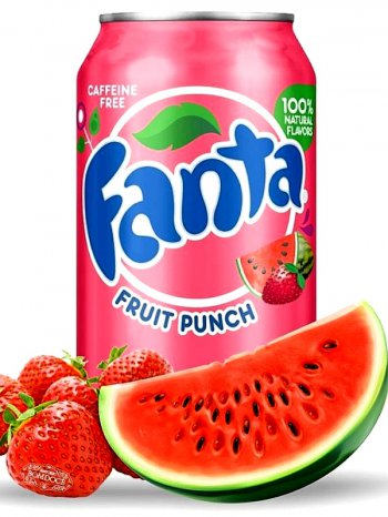 Напиток Фанта Фрут Пунш / Fanta Frut Punch 0,3565л. ж/б.