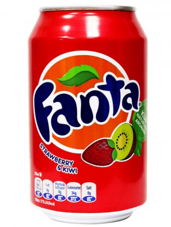 Напиток Фанта Малина и Сочн.Фрукты  / Fanta Raspberry-Passiofruit  0,33л.  ж/б.