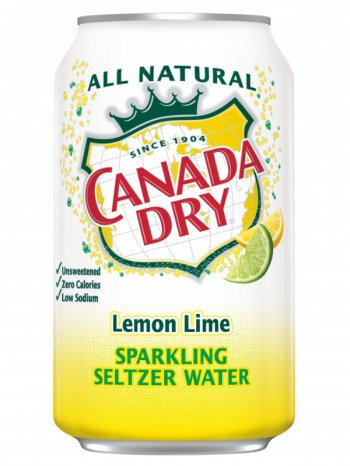 Напиток Канада Драй Лимон Лайм / Canada Dry Lemon Lime 0,355л. ж/б.