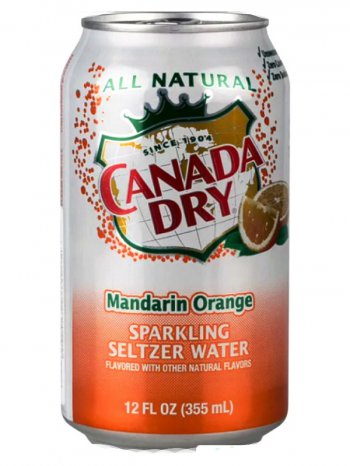 Напиток Канада Драй Мандарин / Canada Dry Mandarin/Orange 0,355л. ж/б.