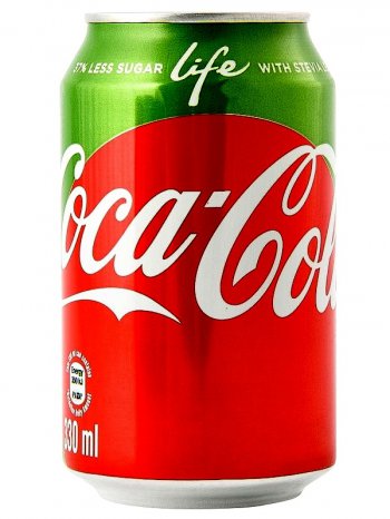 Напиток Кока Кола Лайф / Coca Cola Life 0,355л. ж/б.