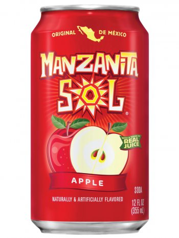 Напиток Манзанито Солнечное Яблоко / MANZANITA SOL APPLE 0,355л. ж/б.
