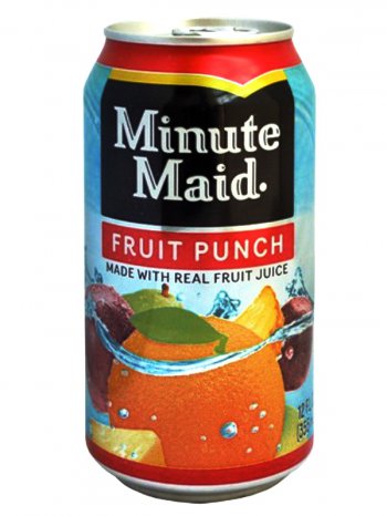 Напиток Минут Мейд фрукторый Пунш / Minute Maid with Real Fruit Juice 0,355л. ж/б.