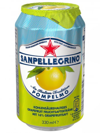Напиток Сан Пеллегрино Грейпфрут / Sanpellegrino Pompelmo 0,33л. ж/б.