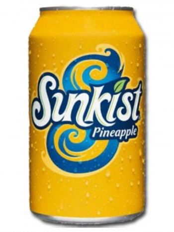 Напиток Санкист Ананас / Sunkist Pinepple 0,355л. ж/б.