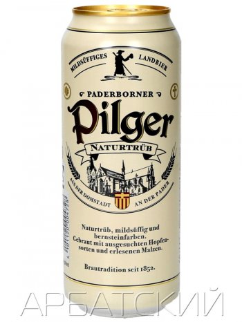 ПАДЕРБОРНЕР ПИЛГЕР / PADERBORNER PILGER 0,5л. алк.5% ж/б.