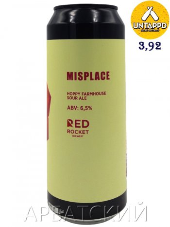 Red Rocket Misplace / Саур Эль 0,5л. алк.6,5% ж/б.