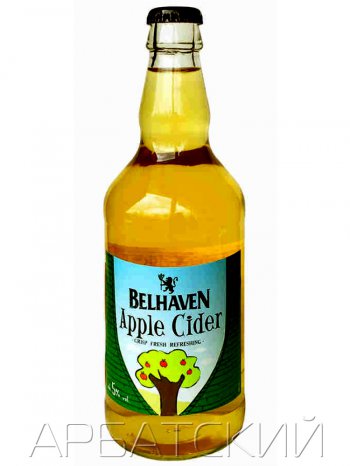 Сидр Белхеван Эппл п/сух. / Cider Belhaven Apple 0,5л. алк.5%