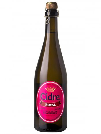 Сидр Роял Медовуха Клюквенная / Cidre Royal with Cranberry 0,75л. алк.5%