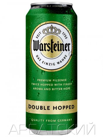 Варштайнер Дабл Хоп / Warsteiner Double Hopped 0,5л. алк.4,8% ж/б.