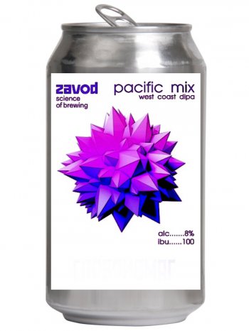 Завод Пацифик Микс ДИПА / Zavod Pacific Mix 0,33л. алк.8% ж/б.